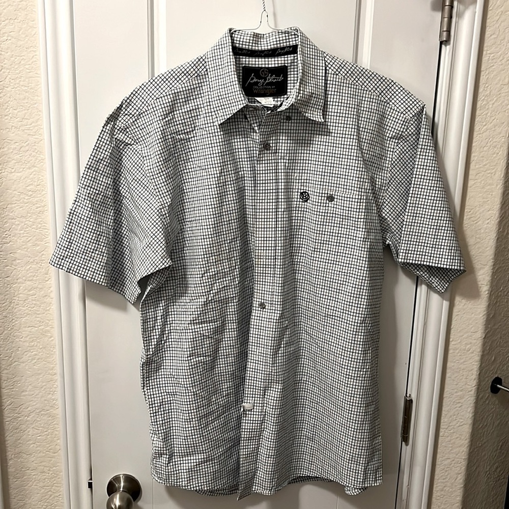 Mens wrangler western button down